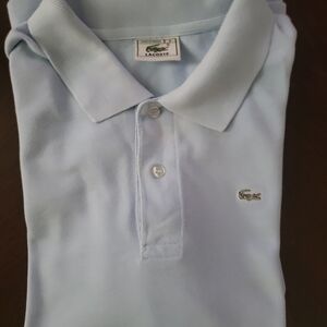 Kids Lacoste Blue Polo Shirt Classic Design